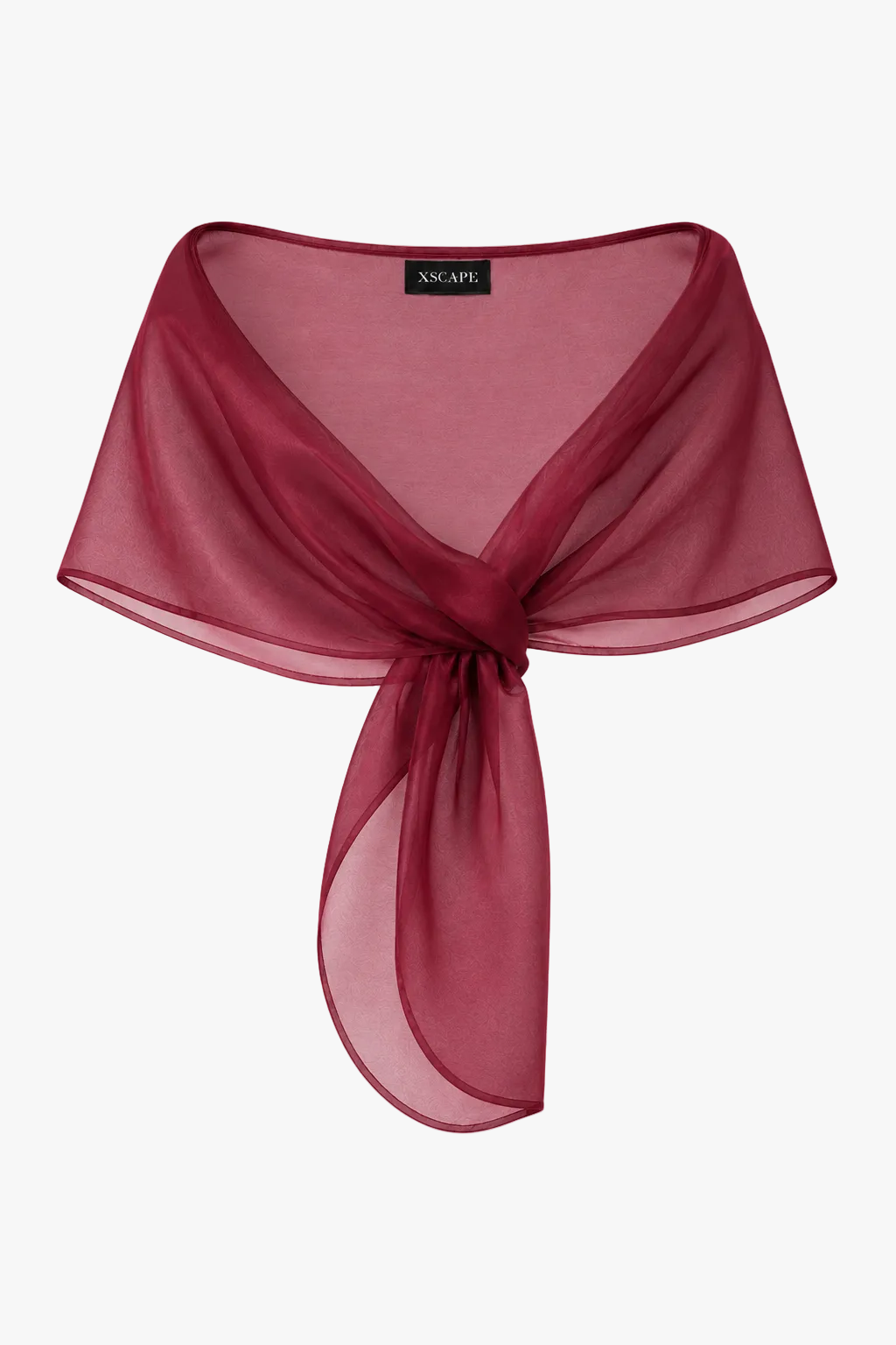 XSCAPE "Joan" Pull Through Organza Shawl Wrap