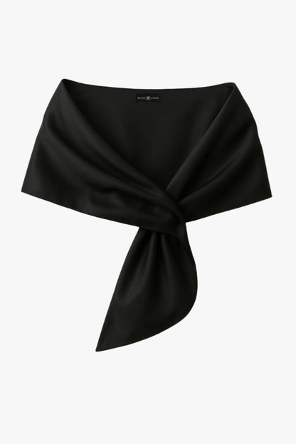 XSCAPE "Trixie" Satin Pull Through Shawl Wrap