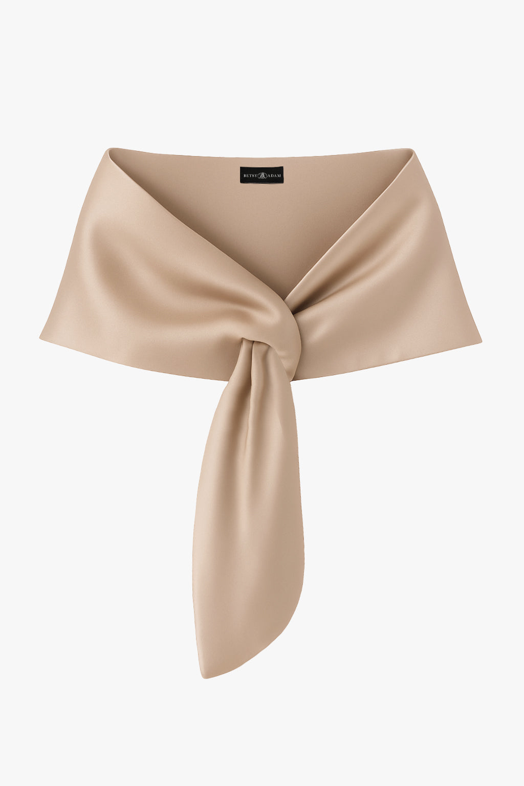 XSCAPE "Trixie" Satin Pull Through Shawl Wrap