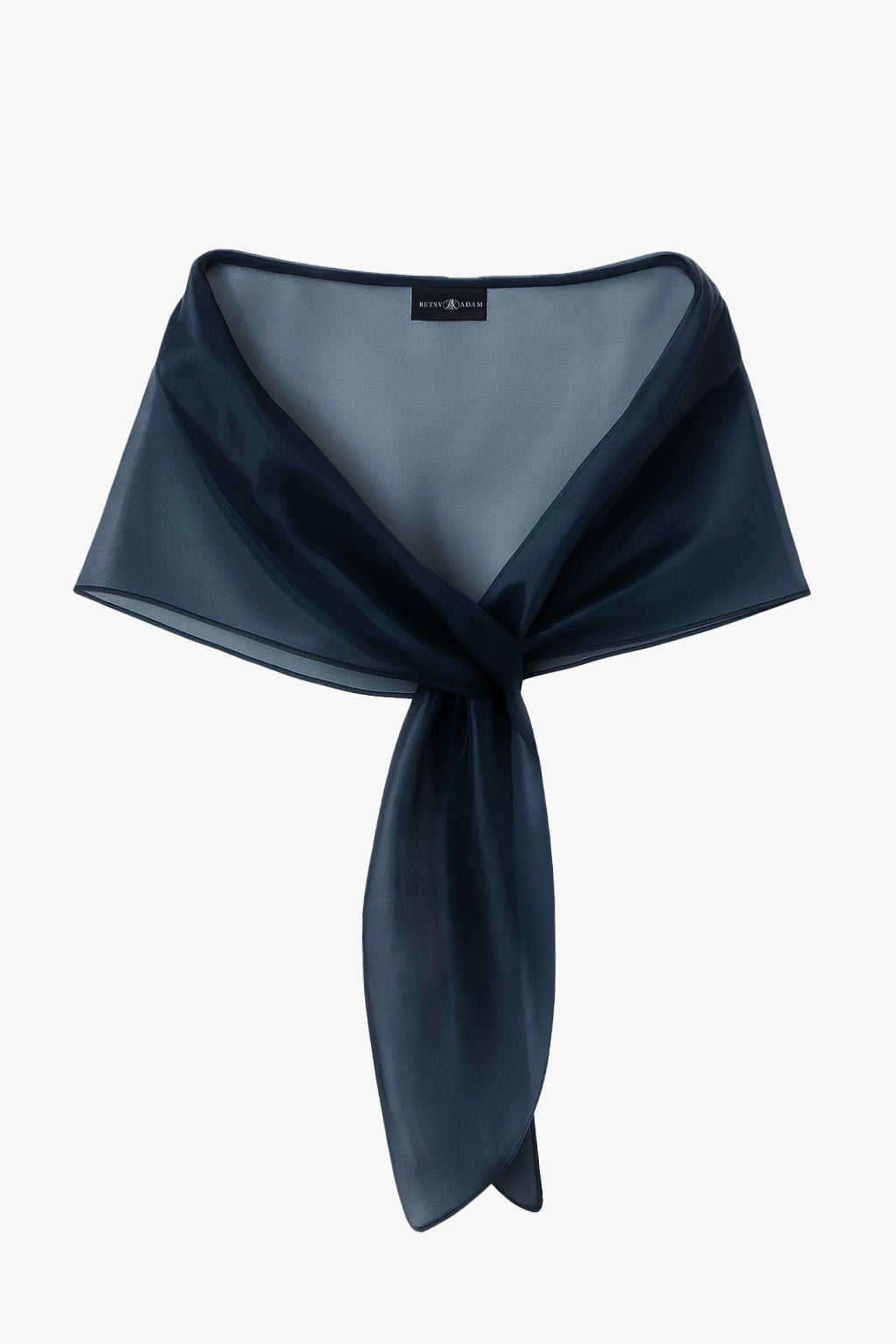 XSCAPE "Joan" Pull Through Organza Shawl Wrap