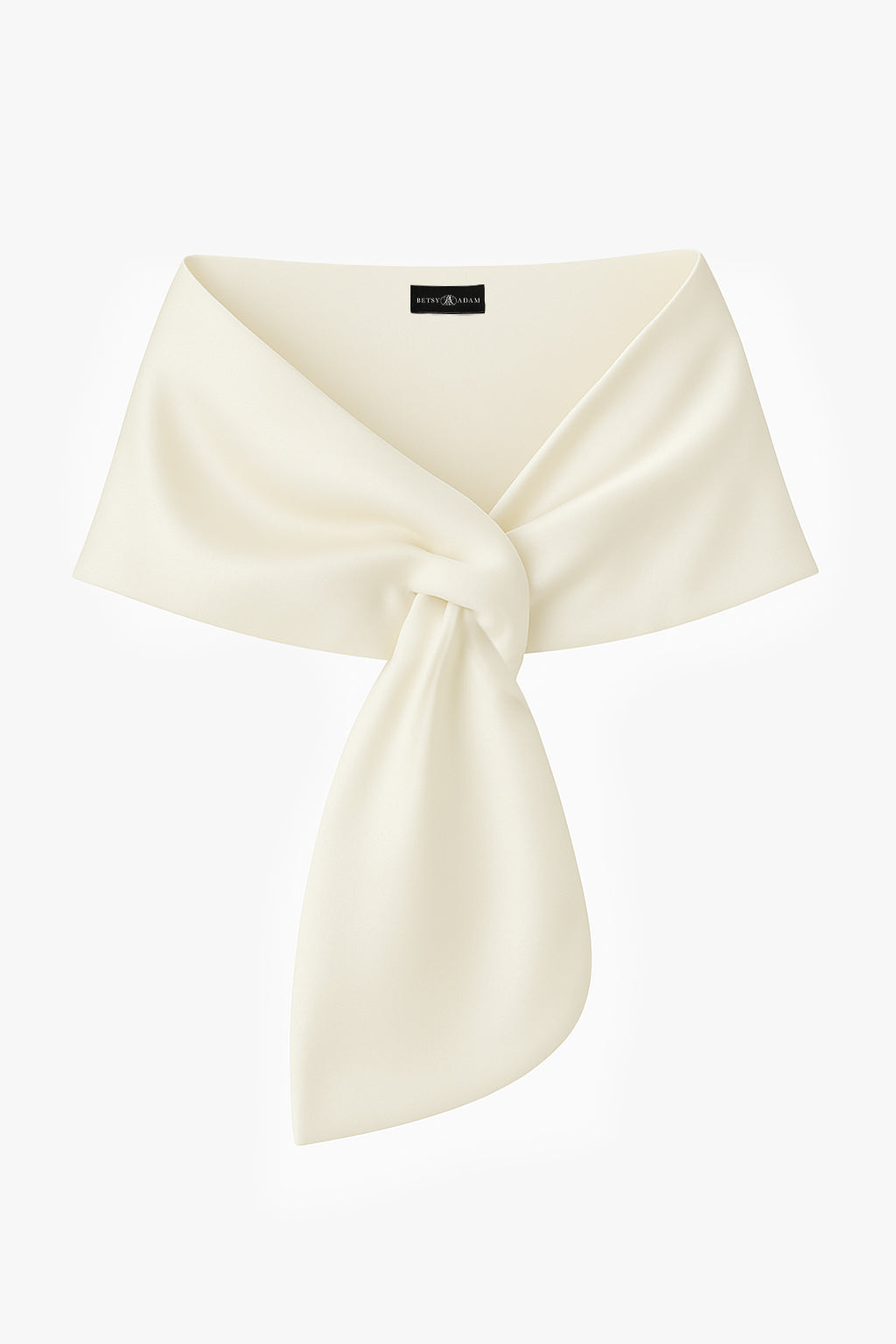 XSCAPE "Trixie" Satin Pull Through Shawl Wrap