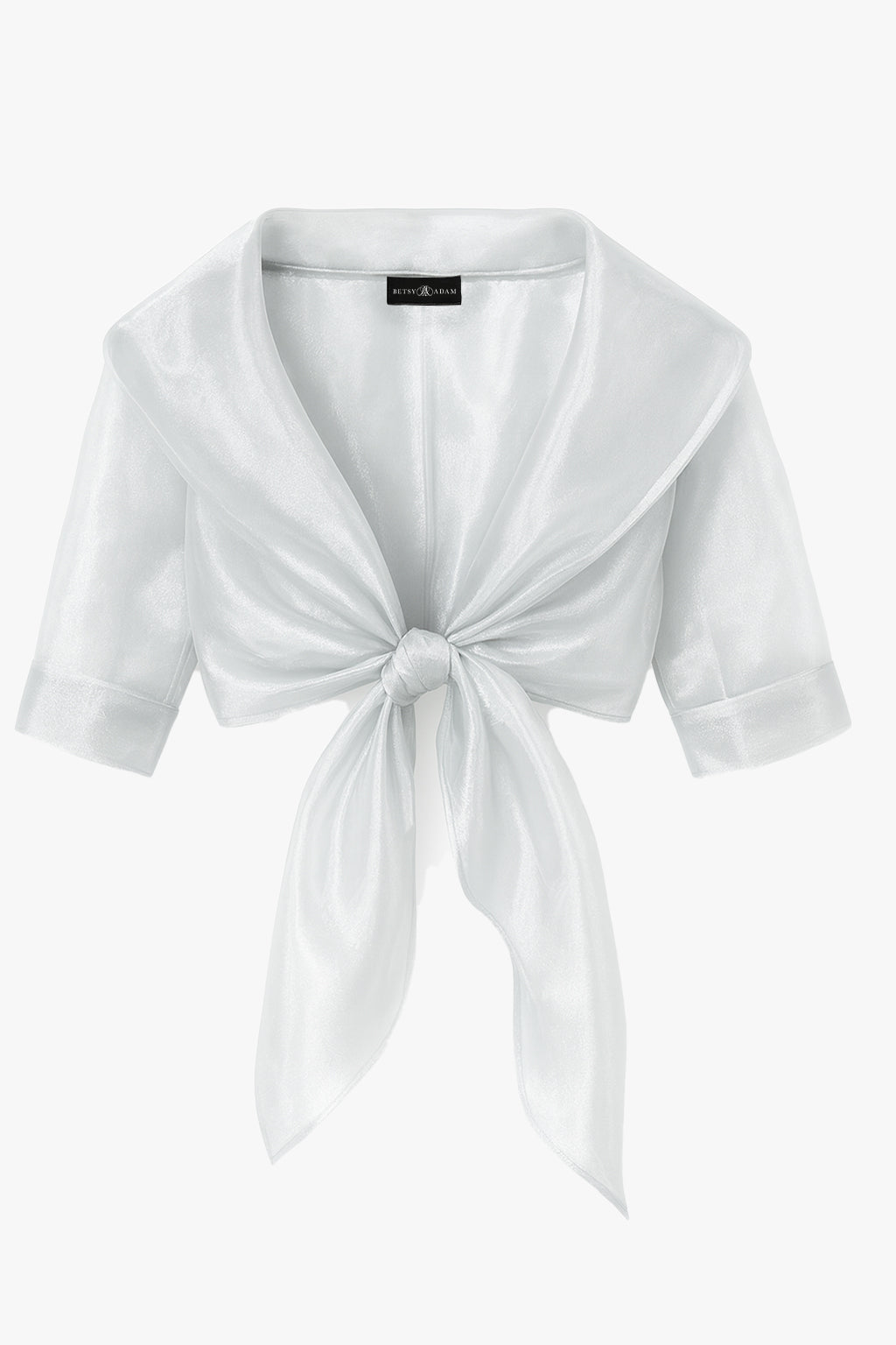 XSCAPE "Agnes" Organza 3/4 Sleeve Shawl Wrap