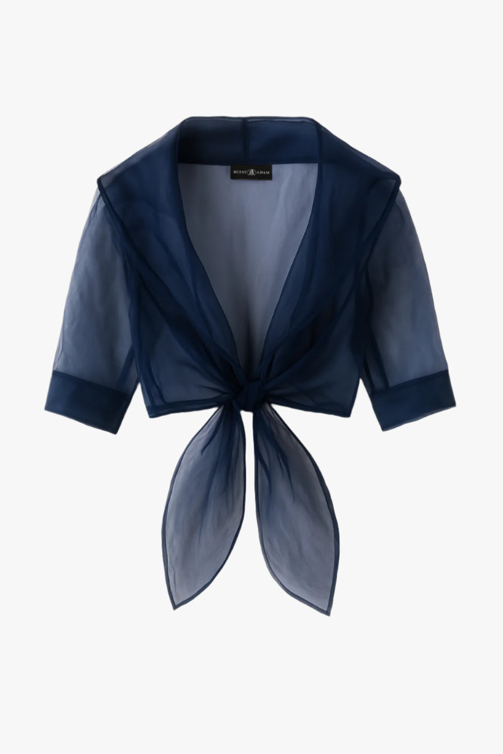XSCAPE "Agnes" Organza 3/4 Sleeve Shawl Wrap