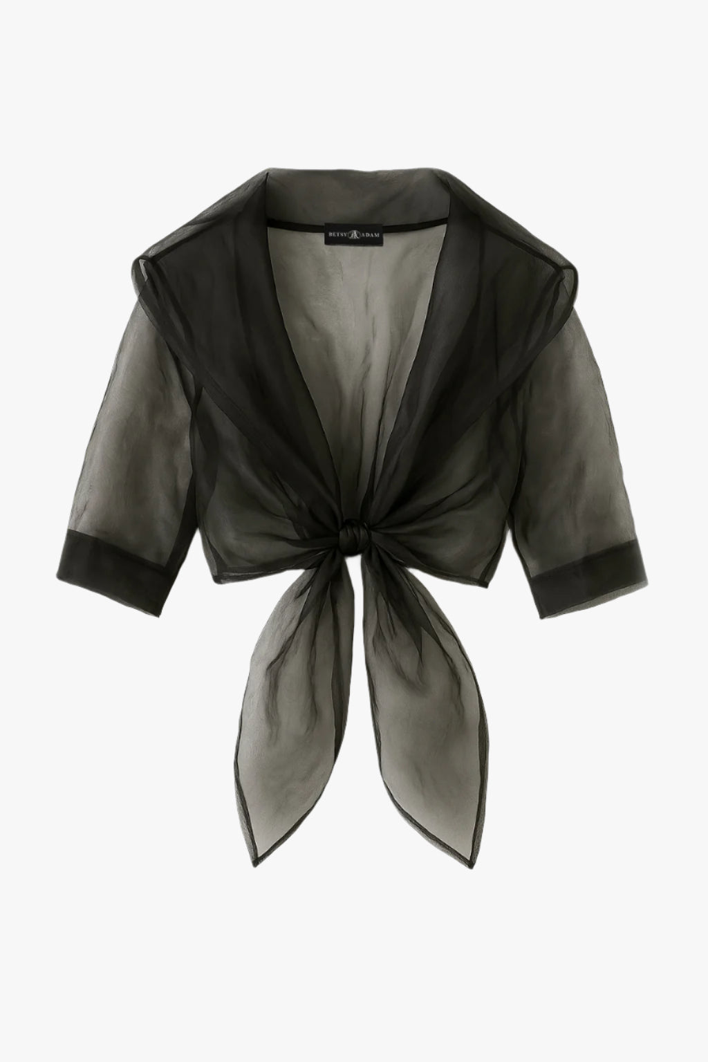 XSCAPE "Agnes" Organza 3/4 Sleeve Shawl Wrap