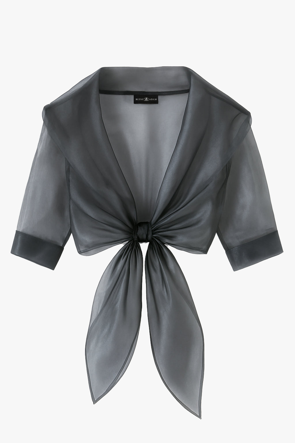 XSCAPE "Agnes" Organza 3/4 Sleeve Shawl Wrap