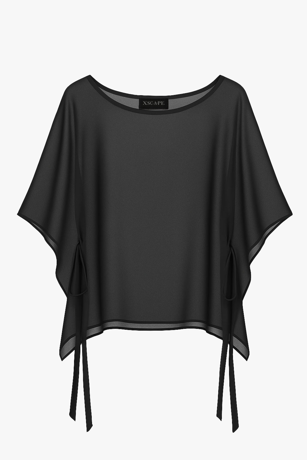 XSCAPE "Demi" Chiffon Pullover Shawl Wrap