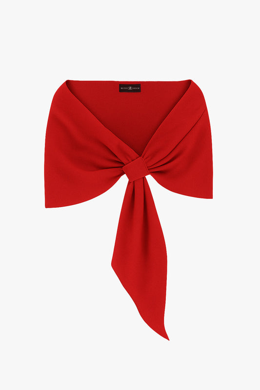 XSCAPE Plus "Carol" Techno Scuba Pull Through Shawl Wrap | Betsy & Adam