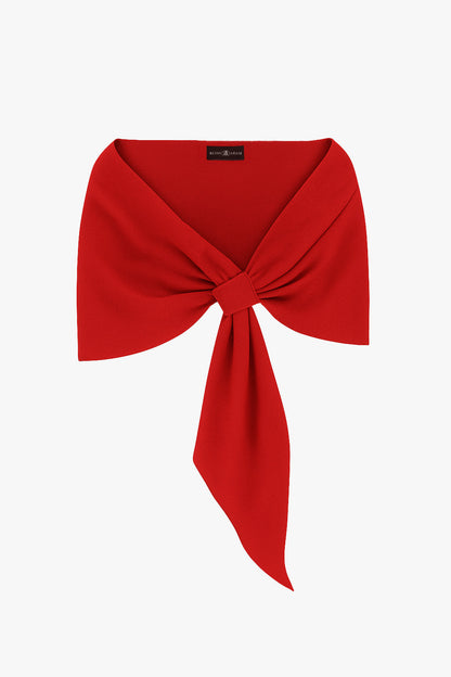XSCAPE Plus "Carol" Techno Scuba Pull Through Shawl Wrap