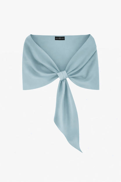 XSCAPE "Carol" Techno Scuba Shawl Wrap