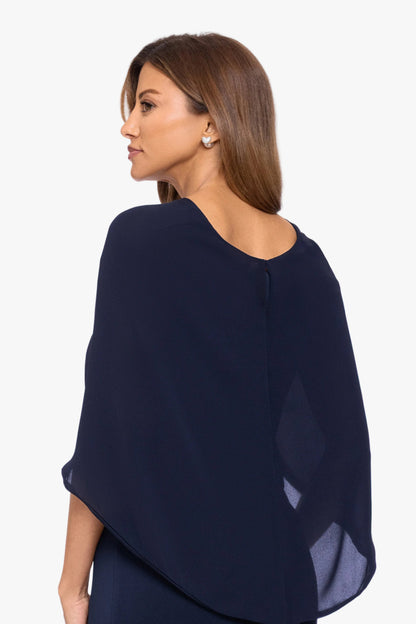 XSCAPE "Nikita" Chiffon Twist Shawl Wrap