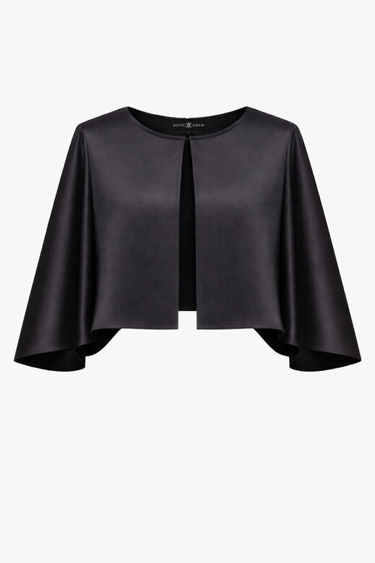 XSCAPE "Bella" Satin Cape Shawl Wrap