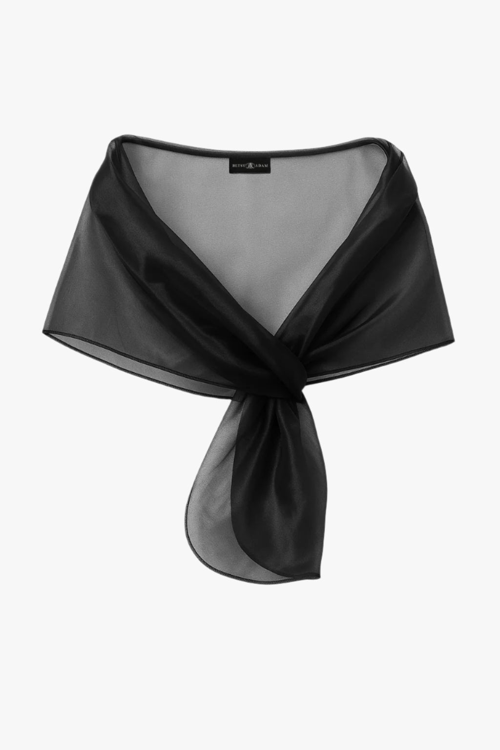 XSCAPE "Joan" Pull Through Organza Shawl Wrap