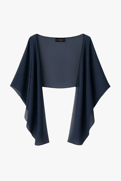 XSCAPE "Bernadette" Chiffon Shawl Wrap