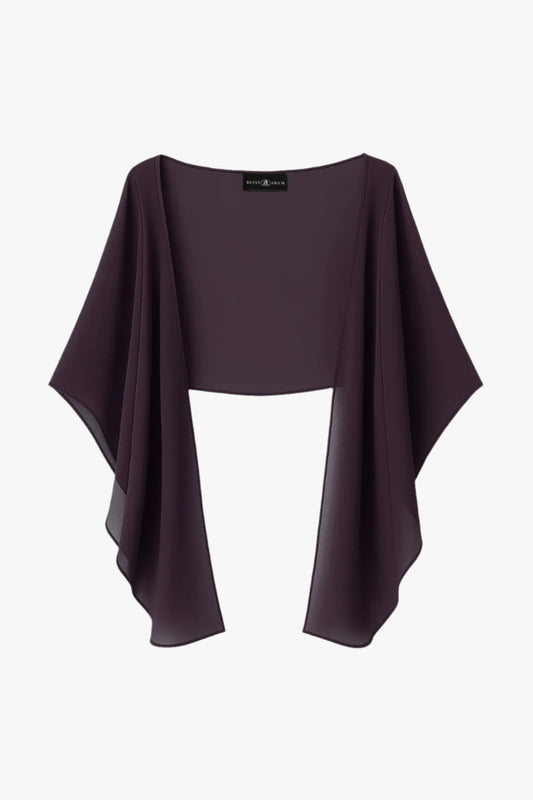 XSCAPE "Bernadette" Chiffon Shawl Wrap